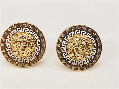 pendientes hombre versace|Versace Pendientes Hombre .